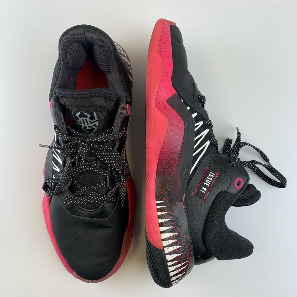 Adidas D.O.N. Issue #1 Marvel Symbiote Spider Man Venom EF2401 Men Size 11